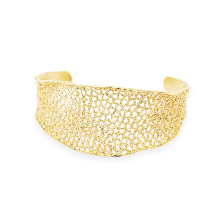 Armspange 925/- Silber gold platiniert