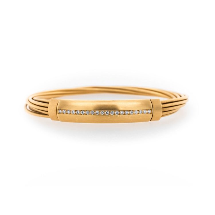 750/Roségold Brillant Armschmuck 0,23ct