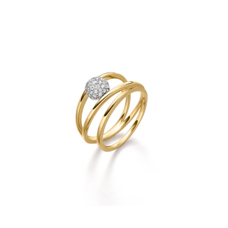 Brillant Ring 585/-Gelbgold