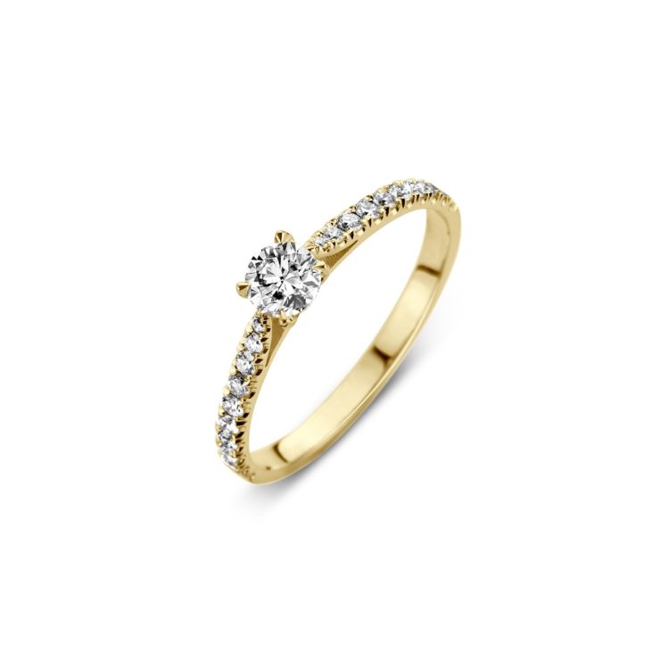 Brillant Ring 750/-Gelbgold